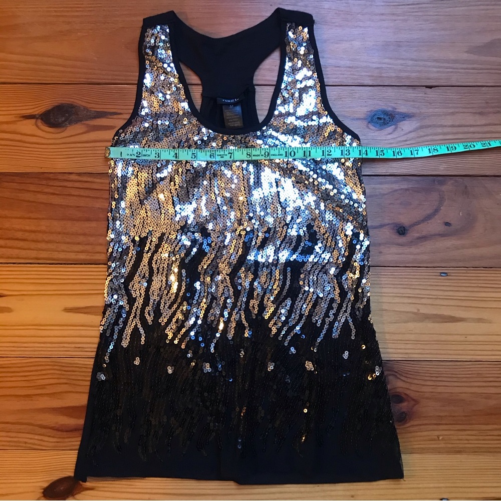 Bundle of Stars Dance Wear Sequin Red Black Dance Tops, NWT, S - Picture 9 of 16